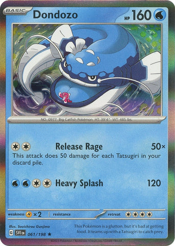 Image for Dondozo (061/198) (SV01: Scarlet & Violet Base Set) - Pokemon
