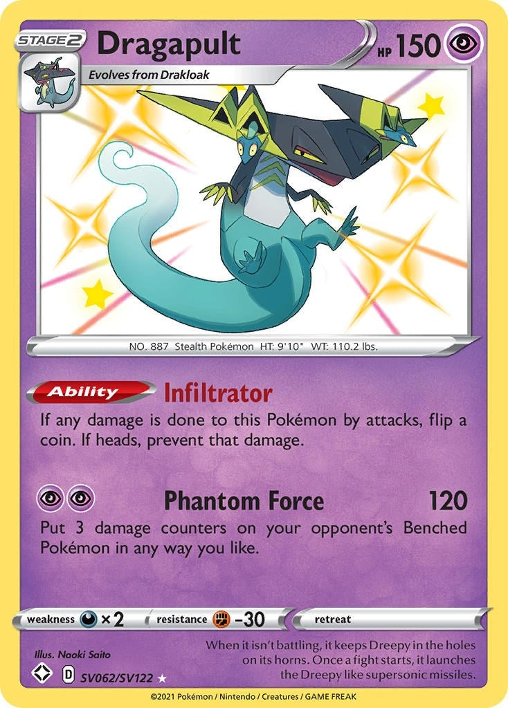 Image for Dragapult (SV062/SV122) (Shining Fates: Shiny Vault) - Pokemon