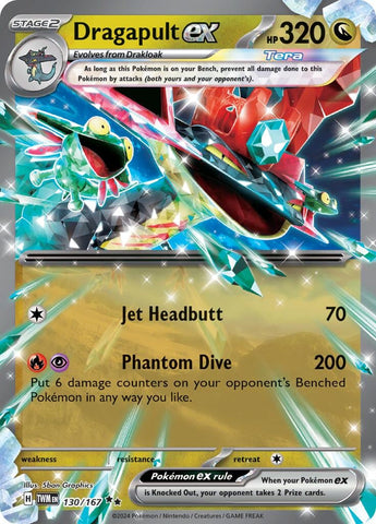 Image for Dragapult ex (130/167) (SV06: Twilight Masquerade) - Pokemon