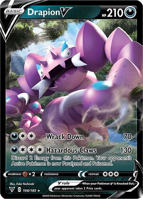 Image for Drapion V (106/185) (SWSH04: Vivid Voltage) - Pokemon