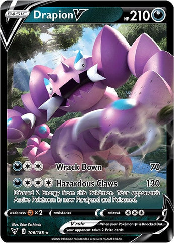 Image for Drapion V (106/185) (SWSH04: Vivid Voltage) - Pokemon