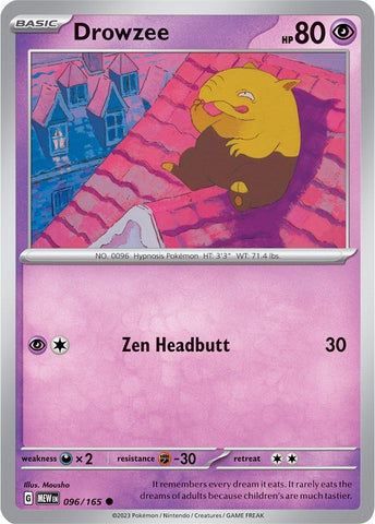 Image for Drowzee (096/165) (SV: Scarlet & Violet 151) - Pokemon