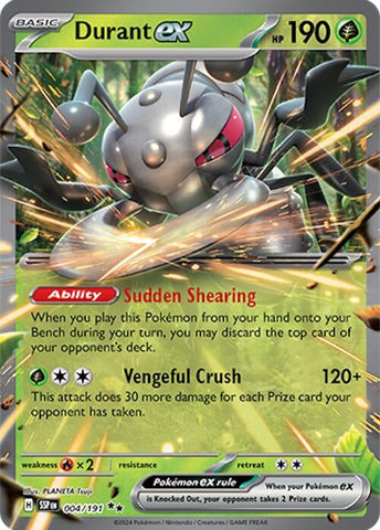 Image for Durant ex (004/191) (SV08: Surging Sparks) - Pokemon