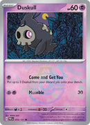 Image for Duskull (Master Ball Pattern) (035/131) (SV: Prismatic Evolutions) - Pokemon