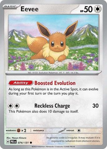 Image for Eevee (074/131) (SV: Prismatic Evolutions) - Pokemon