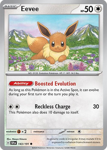 Image for Eevee (143/191) (SV08: Surging Sparks) - Pokemon