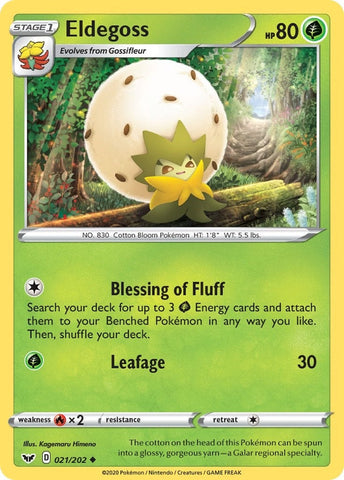 Image for Eldegoss (021/202) (SWSH01: Sword & Shield Base Set) - Pokemon
