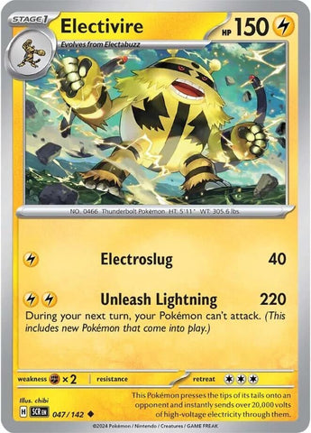 Image for Electivire (047/142) (SV07: Stellar Crown) - Pokemon