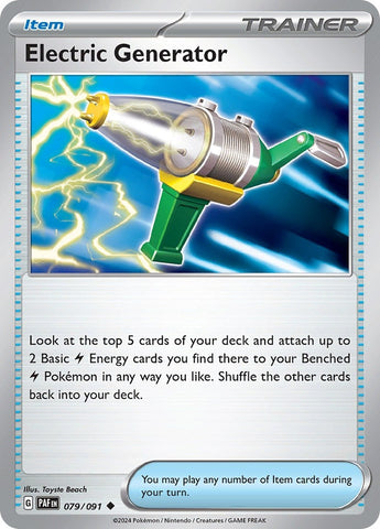 Image for Electric Generator (079/091) (SV: Paldean Fates) - Pokemon