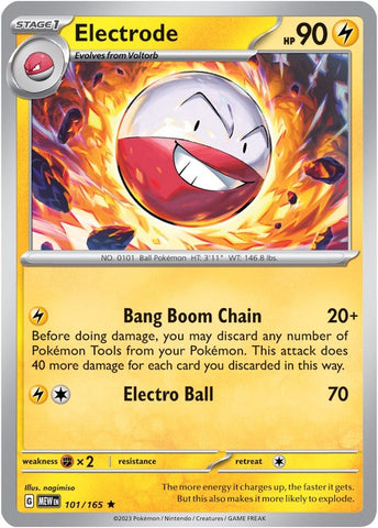 Image for Electrode (101/165) (SV: Scarlet & Violet 151) - Pokemon