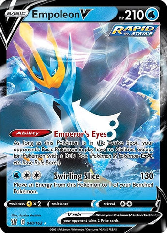 Image for Empoleon V (040/163) (SWSH05: Battle Styles) - Pokemon