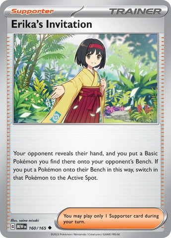 Image for Erika's Invitation (160/165) (SV: Scarlet & Violet 151) - Pokemon