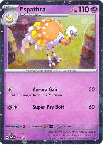 Image for Espathra - 010 (010) (SV: Scarlet & Violet Promo Cards) - Pokemon