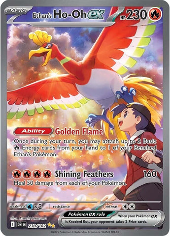 Image for Ethan's Ho-Oh ex (230/182) (SV10: Destined Rivals) - Pokemon