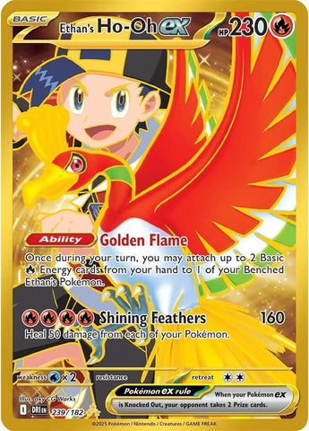 Image for Ethan's Ho-Oh ex (239/182) (SV10: Destined Rivals) - Pokemon