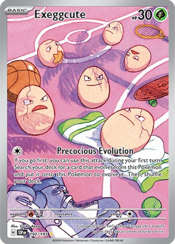 Image for Exeggcute (192/191) (SV08: Surging Sparks) - Pokemon