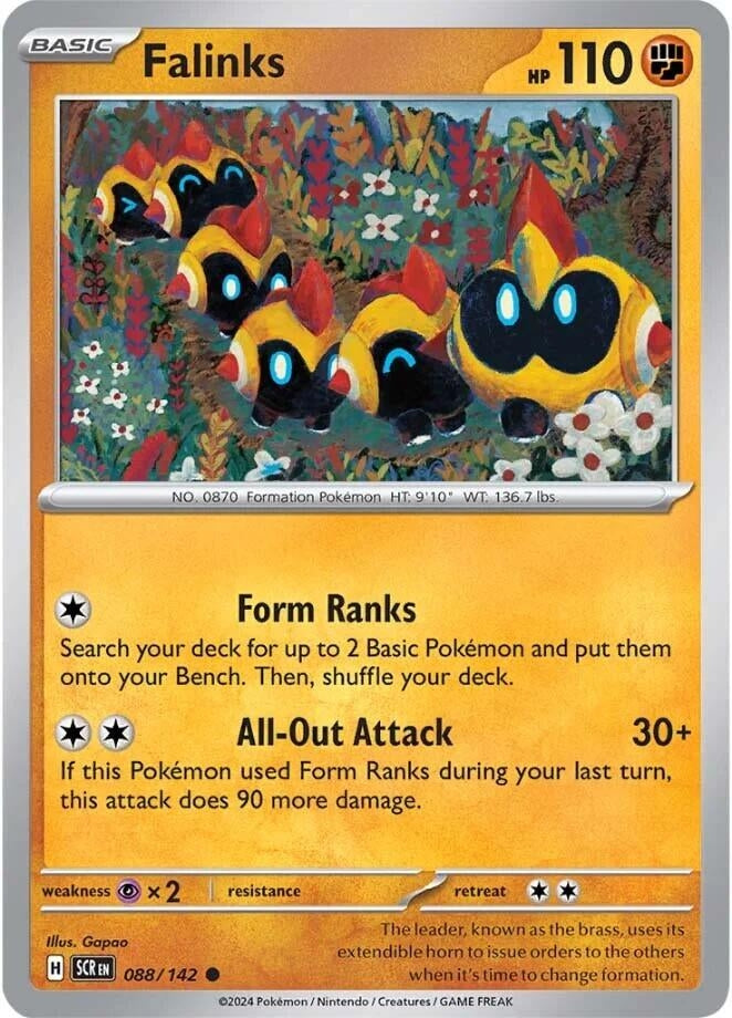 Image for Falinks (088/142) (SV07: Stellar Crown) - Pokemon