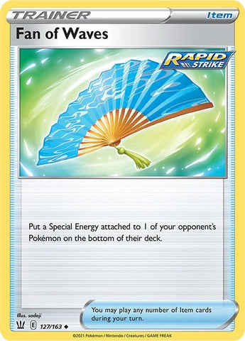 Image for Fan of Waves (127/163) (SWSH05: Battle Styles) - Pokemon