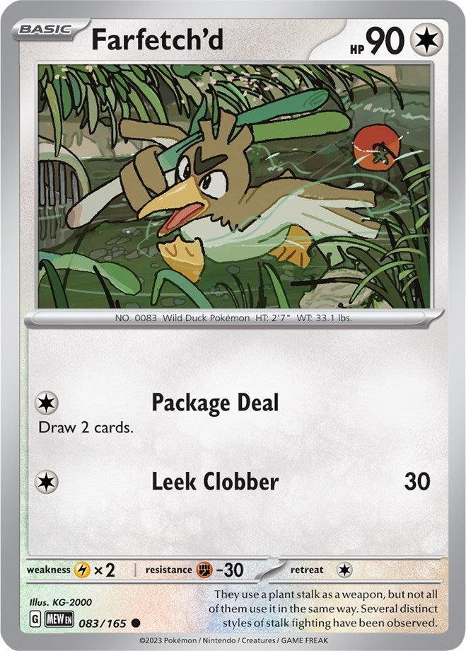 Image for Farfetch'd (083/165) (SV: Scarlet & Violet 151) - Pokemon