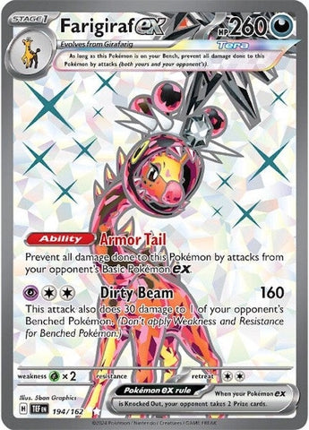 Image for Farigiraf ex (194/162) (SV05: Temporal Forces) - Pokemon