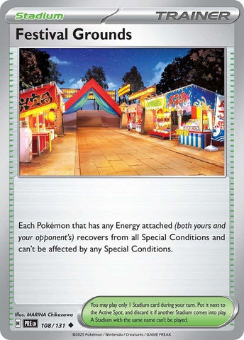 Image for Festival Grounds (108/131) (SV: Prismatic Evolutions) - Pokemon