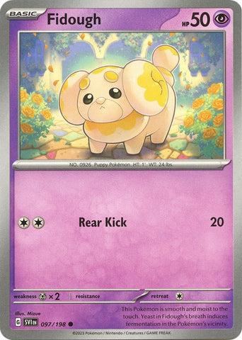 Image for Fidough (097/198) (SV01: Scarlet & Violet Base Set) - Pokemon