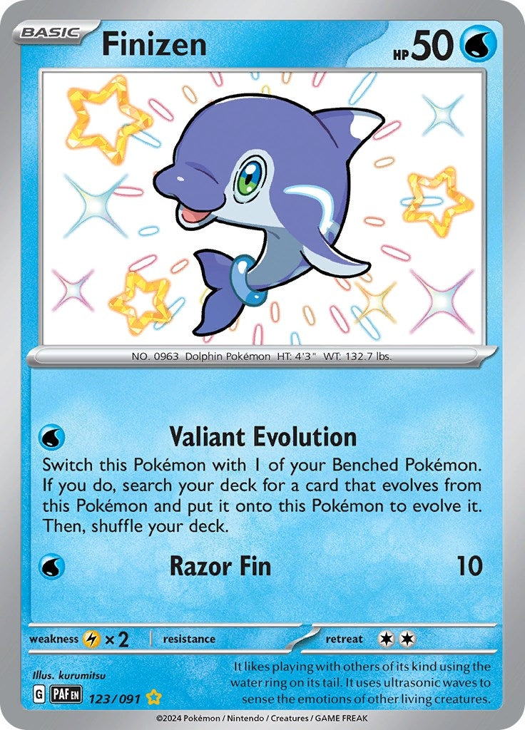 Image for Finizen (123/091) (SV: Paldean Fates) - Pokemon