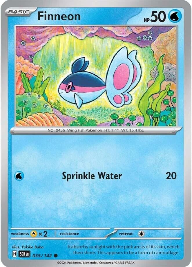 Image for Finneon (035/142) (SV07: Stellar Crown) - Pokemon