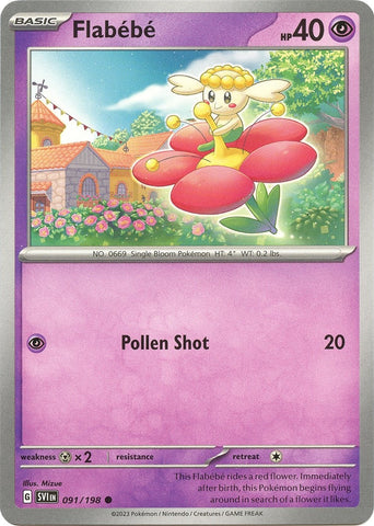 Image for Flabebe (091/198) (SV01: Scarlet & Violet Base Set) - Pokemon