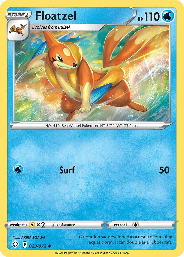 Image for Floatzel (023/072) (Shining Fates) - Pokemon