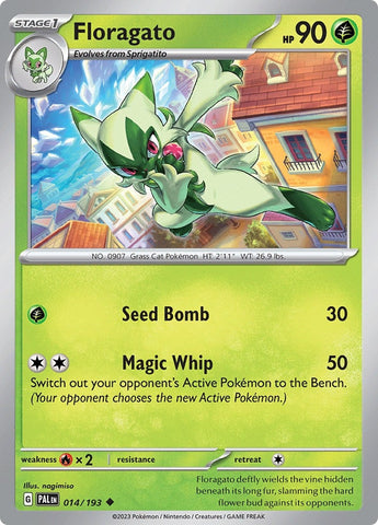 Image for Floragato (014/193) (SV02: Paldea Evolved) - Pokemon