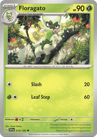 Image for Floragato (014/198) (SV01: Scarlet & Violet Base Set) - Pokemon
