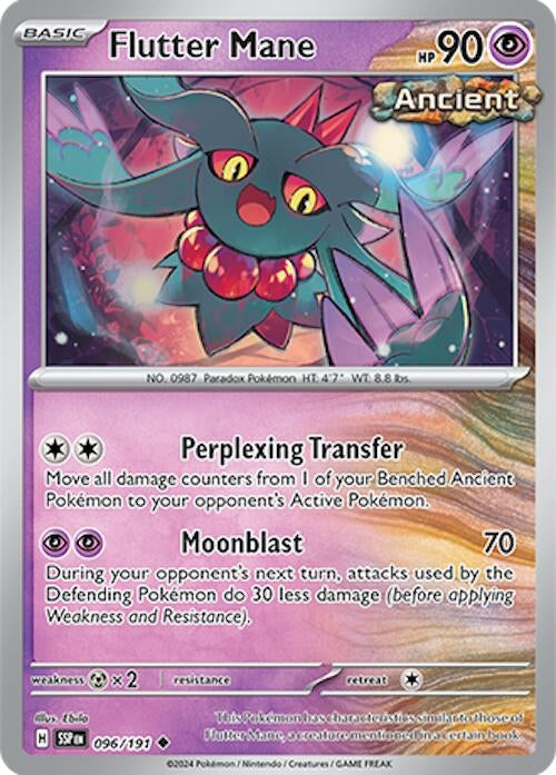 Image for Flutter Mane (096/191) (SV08: Surging Sparks) - Pokemon