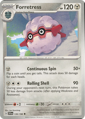 Image for Forretress (139/198) (SV01: Scarlet & Violet Base Set) - Pokemon