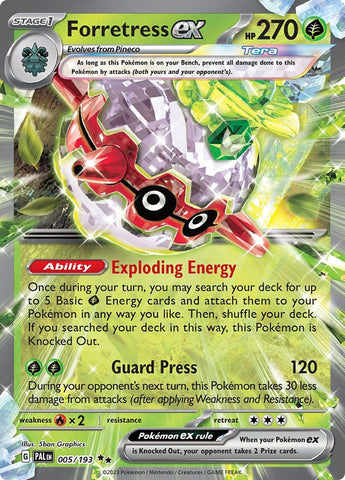 Image for Forretress ex (005/193) (SV02: Paldea Evolved) - Pokemon