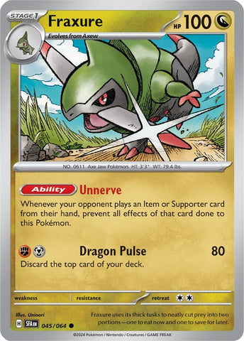 Image for Fraxure (045/064) (SV: Shrouded Fable) - Pokemon