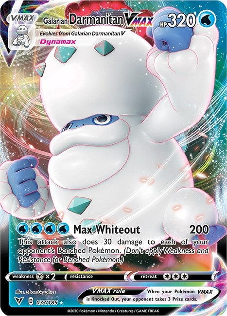 Image for Galarian Darmanitan VMAX (037/185) (SWSH04: Vivid Voltage) - Pokemon