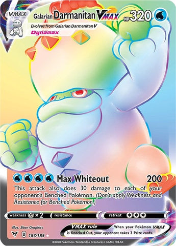 Image for Galarian Darmanitan VMAX (Secret) (187/185) (SWSH04: Vivid Voltage) - Pokemon