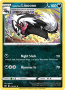 Image for Galarian Linoone (118/202) (SWSH01: Sword & Shield Base Set) - Pokemon