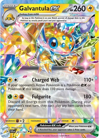 Image for Galvantula ex (051/142) (SV07: Stellar Crown) - Pokemon
