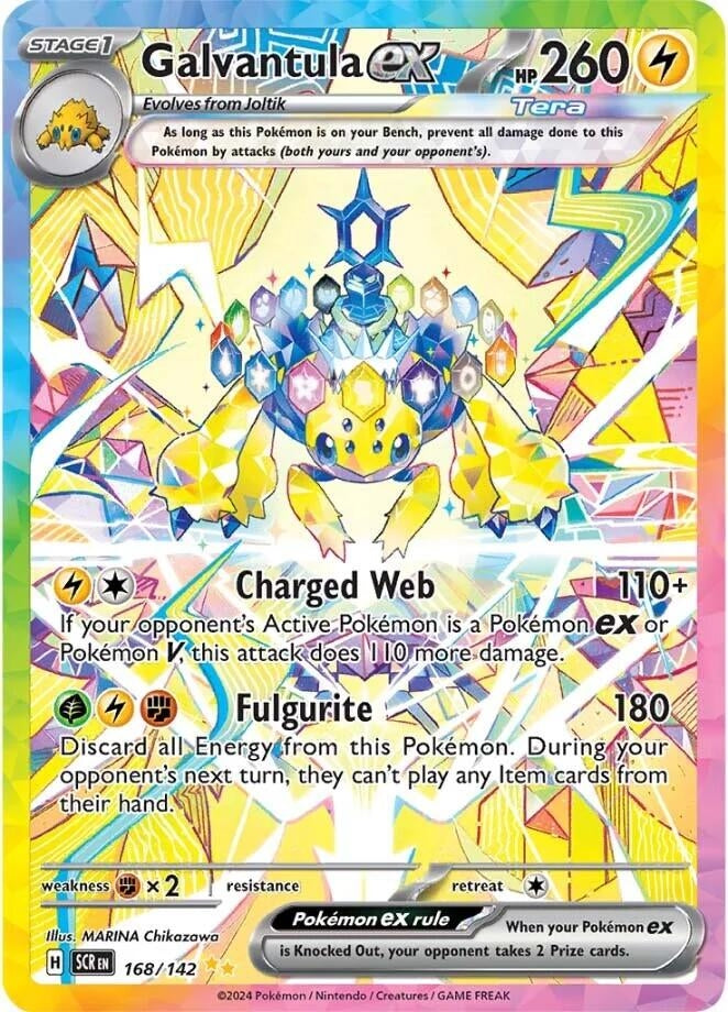 Image for Galvantula ex (168/142) (SV07: Stellar Crown) - Pokemon