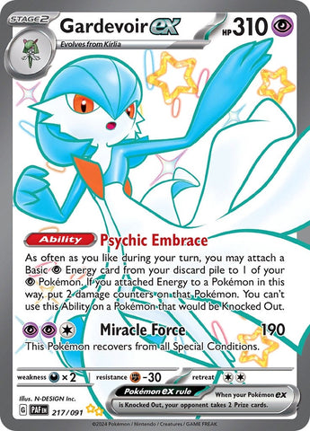 Image for Gardevoir ex (217/091) (SV: Paldean Fates) - Pokemon