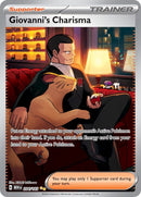 Image for Giovanni's Charisma (204/165) (SV: Scarlet & Violet 151) - Pokemon
