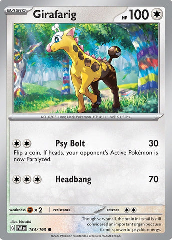Image for Girafarig (154/193) (SV02: Paldea Evolved) - Pokemon