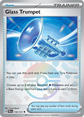 Image for Glass Trumpet (Poke Ball Pattern) (110/131) (SV: Prismatic Evolutions) - Pokemon