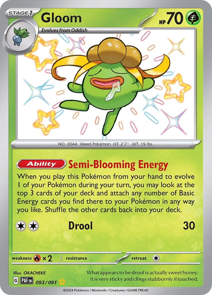 Image for Gloom (093/091) (SV: Paldean Fates) - Pokemon