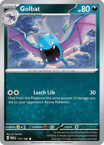 Image for Golbat (111/182) (SV04: Paradox Rift) - Pokemon