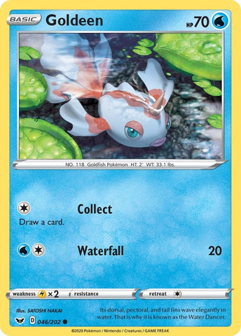Image for Goldeen (046) (046/202) (SWSH01: Sword & Shield Base Set) - Pokemon