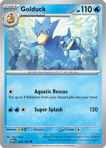 Image for Golduck (055/165) (SV: Scarlet & Violet 151) - Pokemon