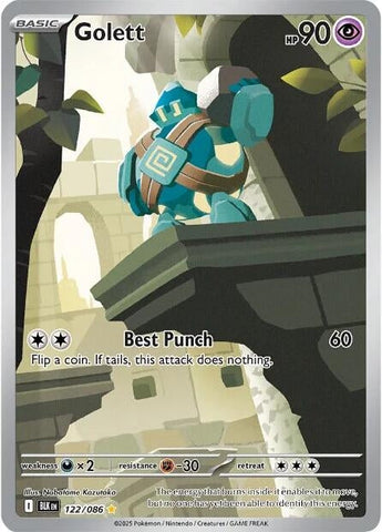 Image for Golett (122/086) (SV: Black Bolt) - Pokemon